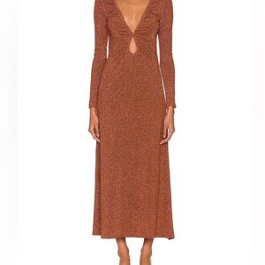 NWT - Johanna Ortiz Cairo Nights Lurex Dress. Sz 2